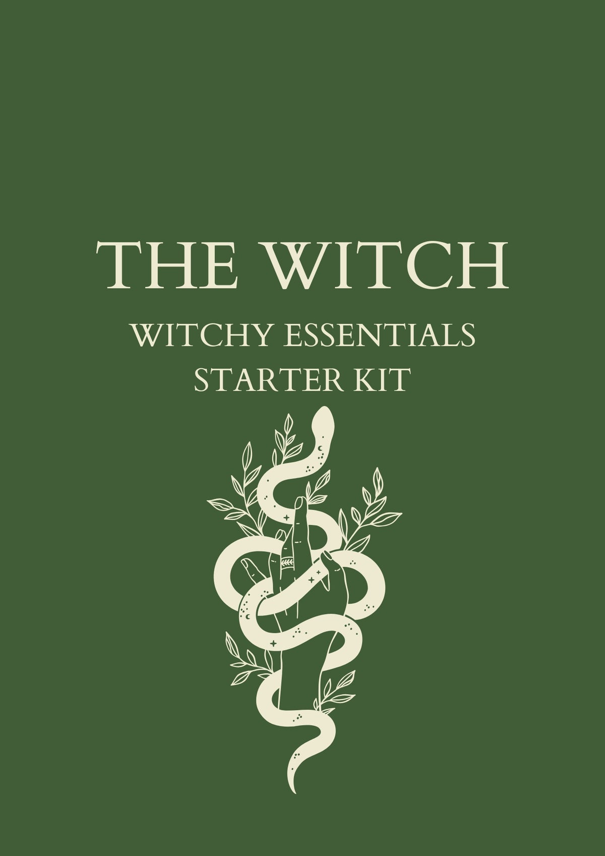 THE WITCH STARTER KIT – Complete Witchcraft Ritual Kit