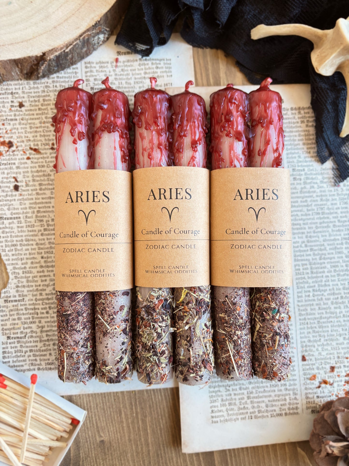 Aries | March 21 – April 19 | Zodiac Candle
