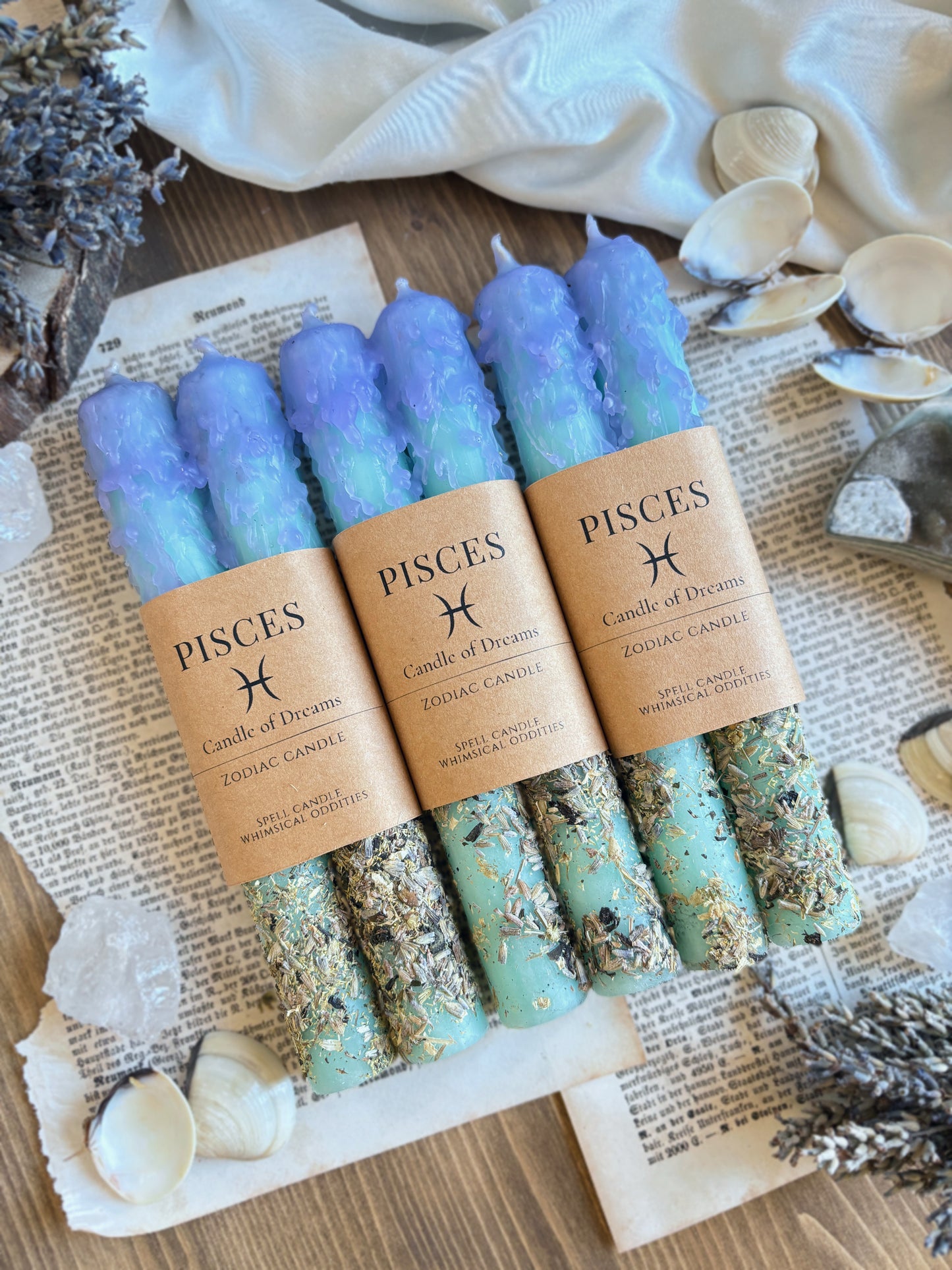 Pisces | February 19 – March 20 | Zodiac Candle