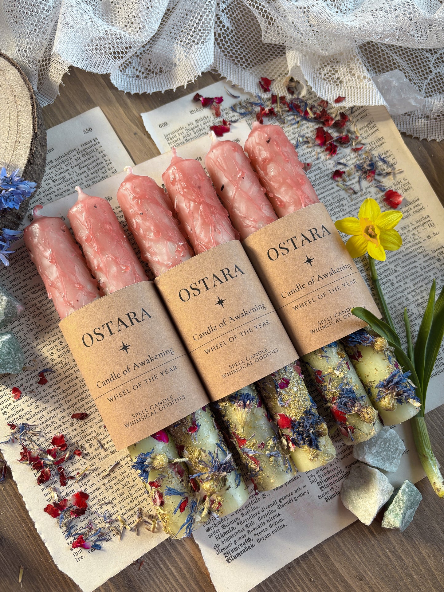 Ostara | March 20/21 | Spring Equinox | Ritual Candles (2pcs)