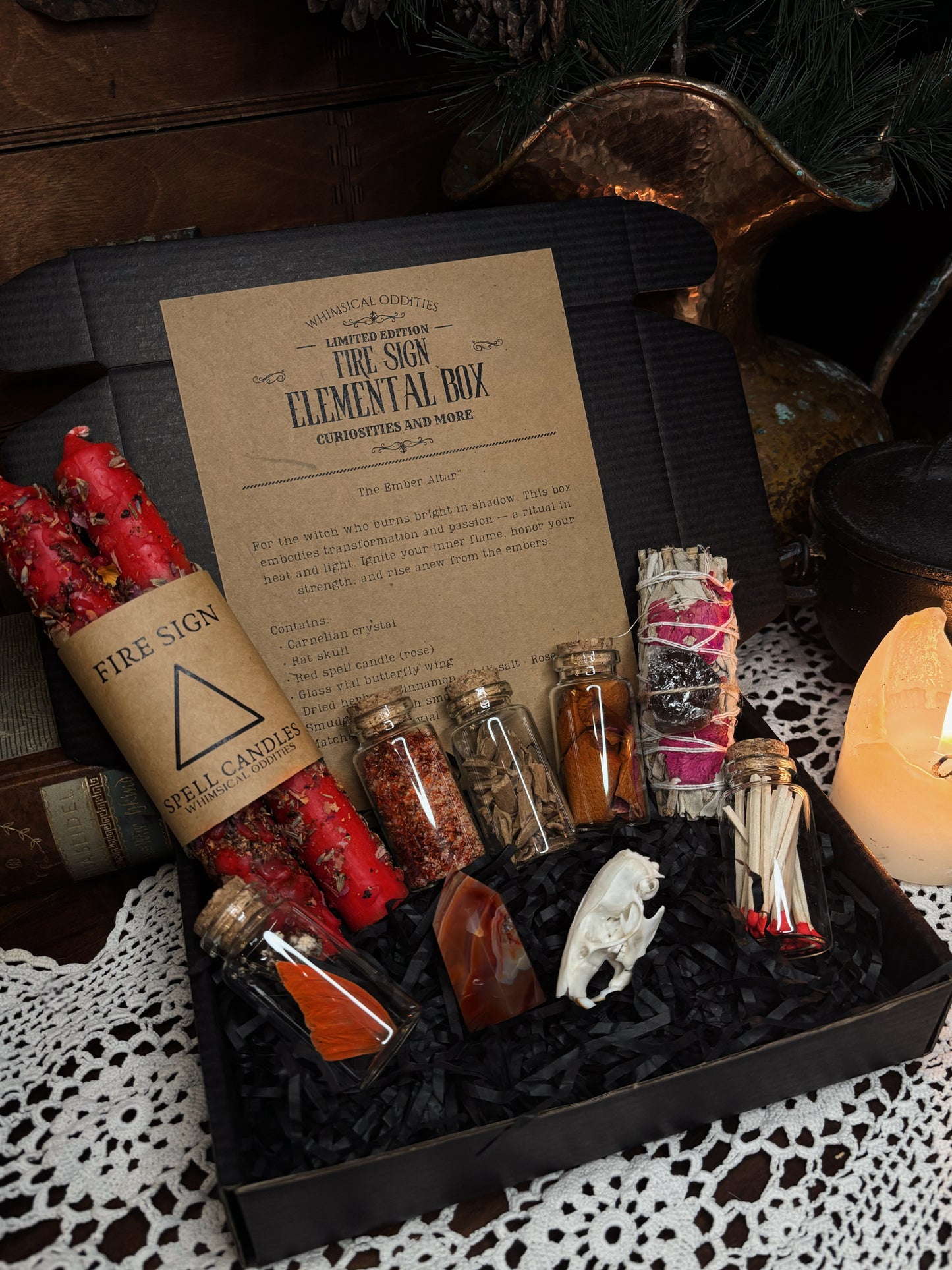 Fire Sign - Elemental boxes (Aries, Leo, Sagittarius)