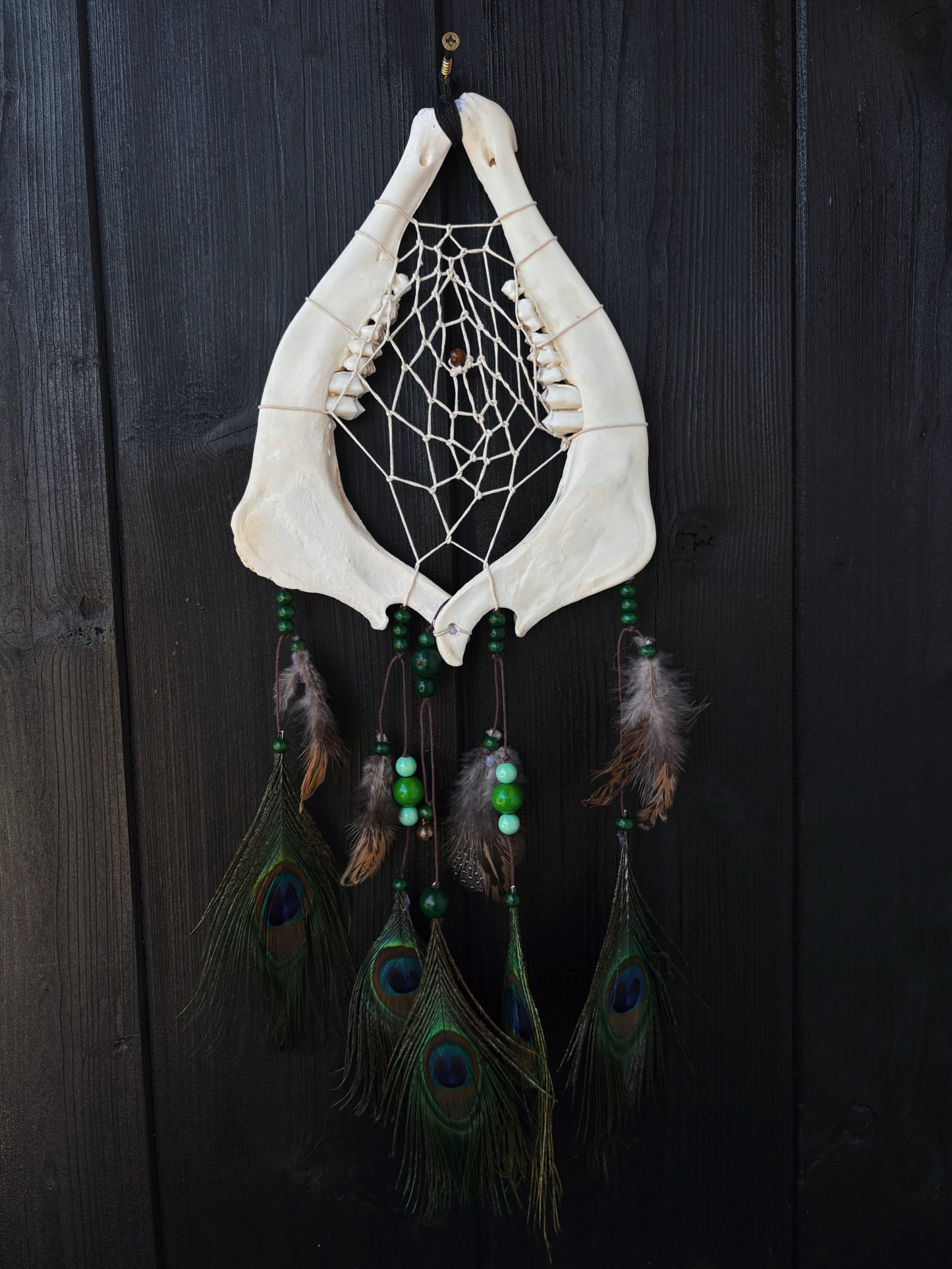 Forest Dreamer - Deer Jaw Dreamcatcher big