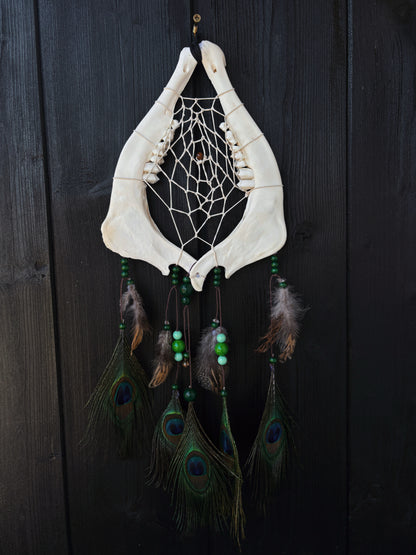 Forest Dreamer - Deer Jaw Dreamcatcher big