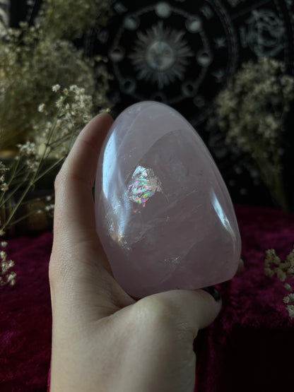 Rose Quartz Freeform 10cm