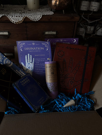 🔮 DIVINATION BOO BOX – Tarot & Oracle Ritual Kit