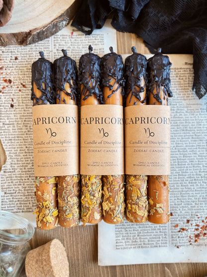 Capricorn | December 22 – January 19 | Zodiac Candle