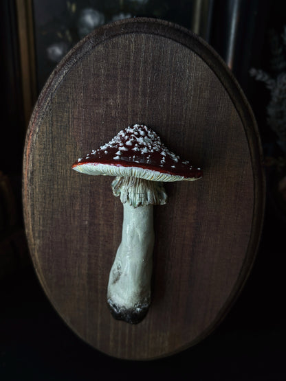 Fly Agaric - Polymer Clay Mushroom (21,5x14cm)