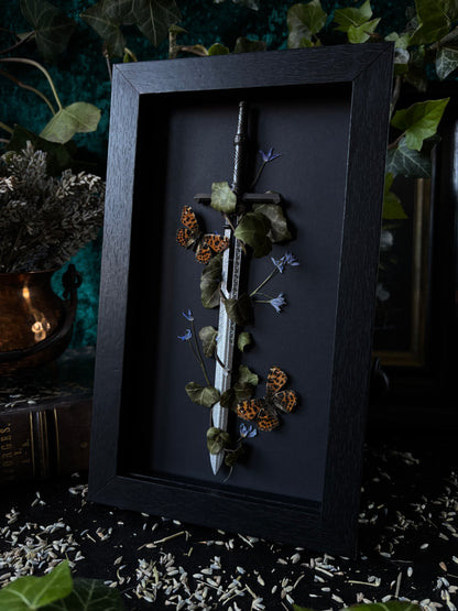 Sword frame - Araschnia levana (22x12cm)