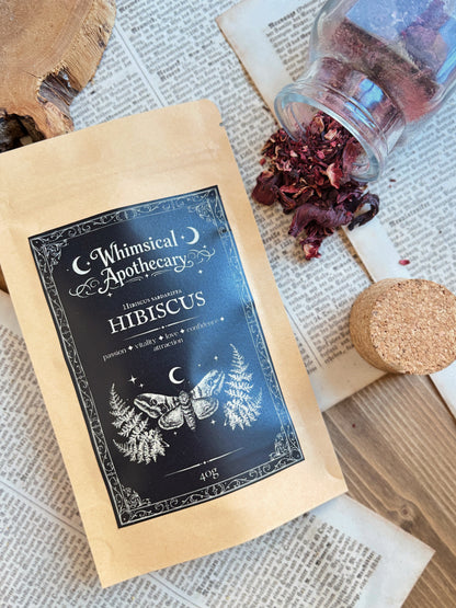 HIBISCUS ✦ dried flowers (40g)