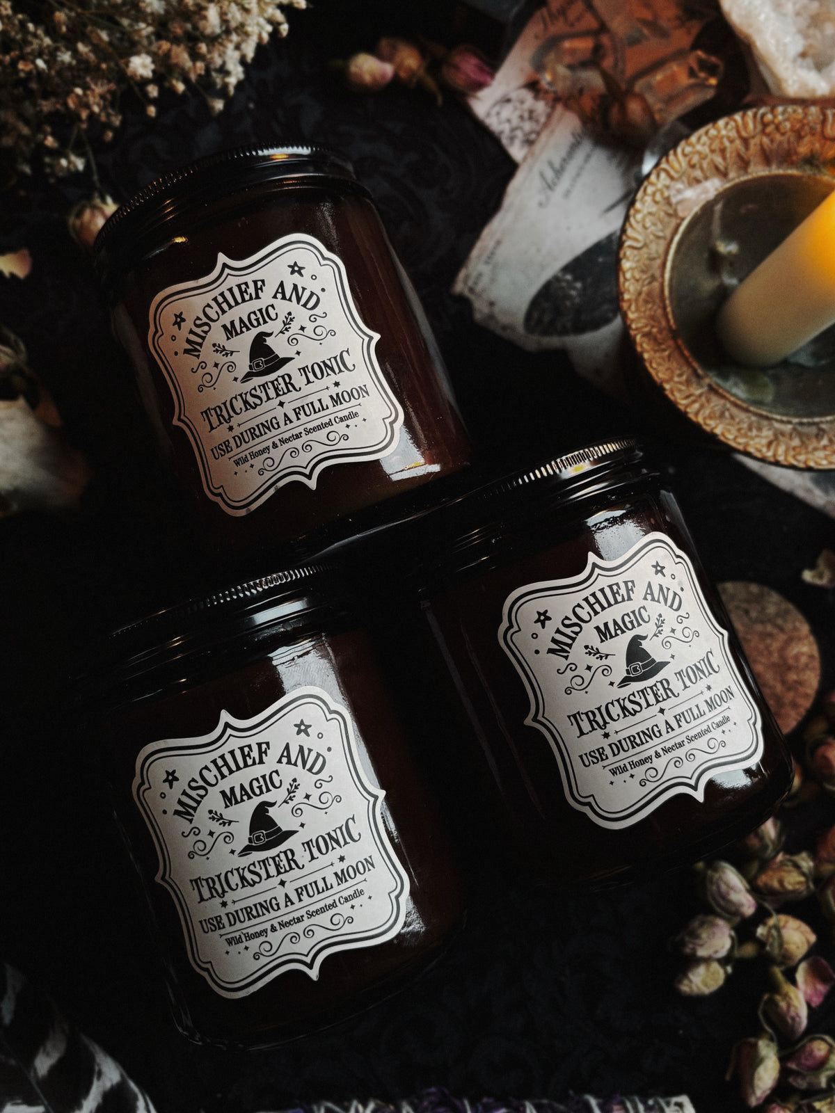 Mischief and Magic Wild Honey & Nectar Candle