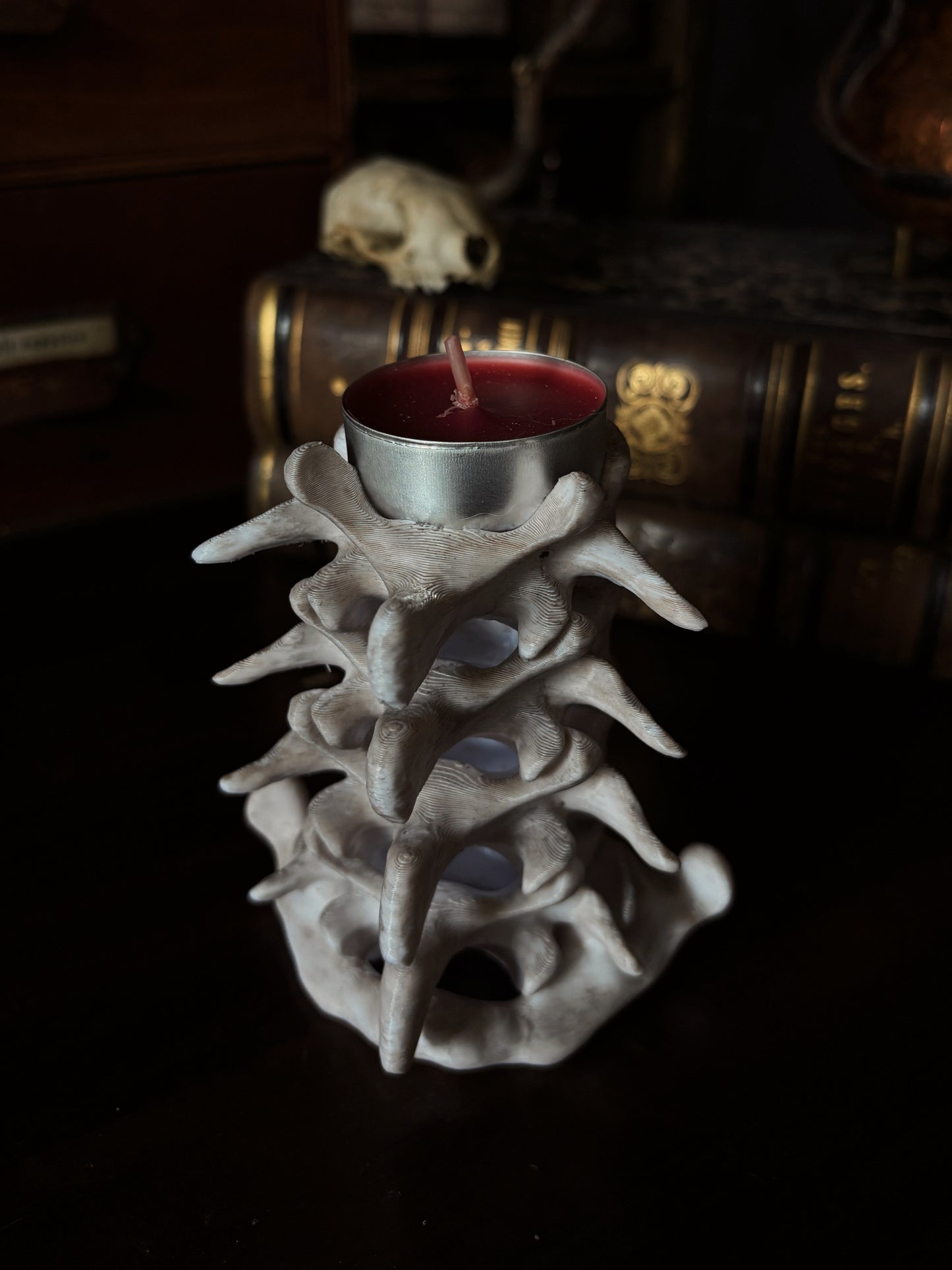 Spine Tealight Holder 🦴 (15cm)