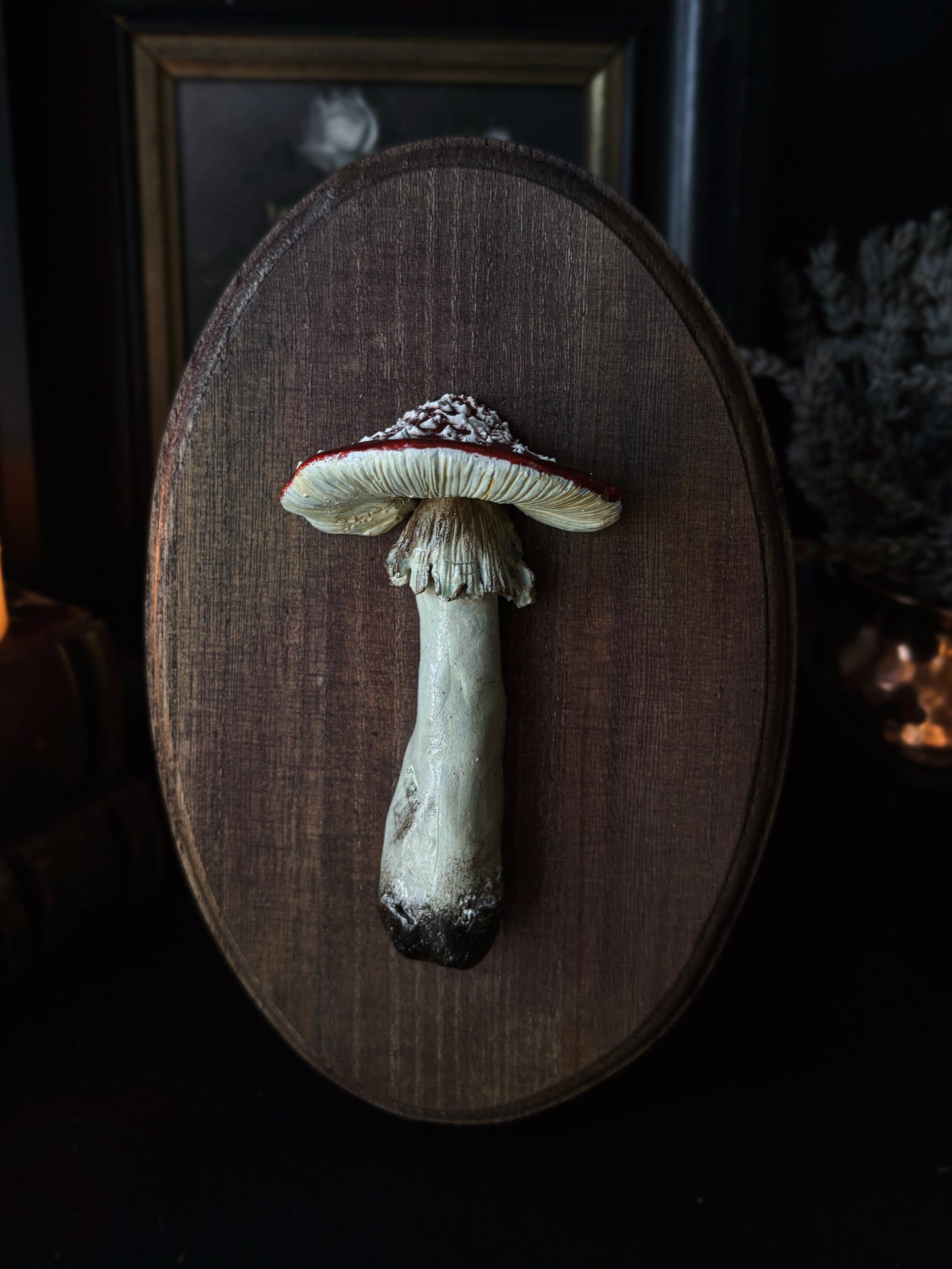 Fly Agaric - Polymer Clay Mushroom (21,5x14cm)