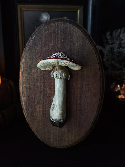 Fly Agaric - Polymer Clay Mushroom (21,5x14cm)