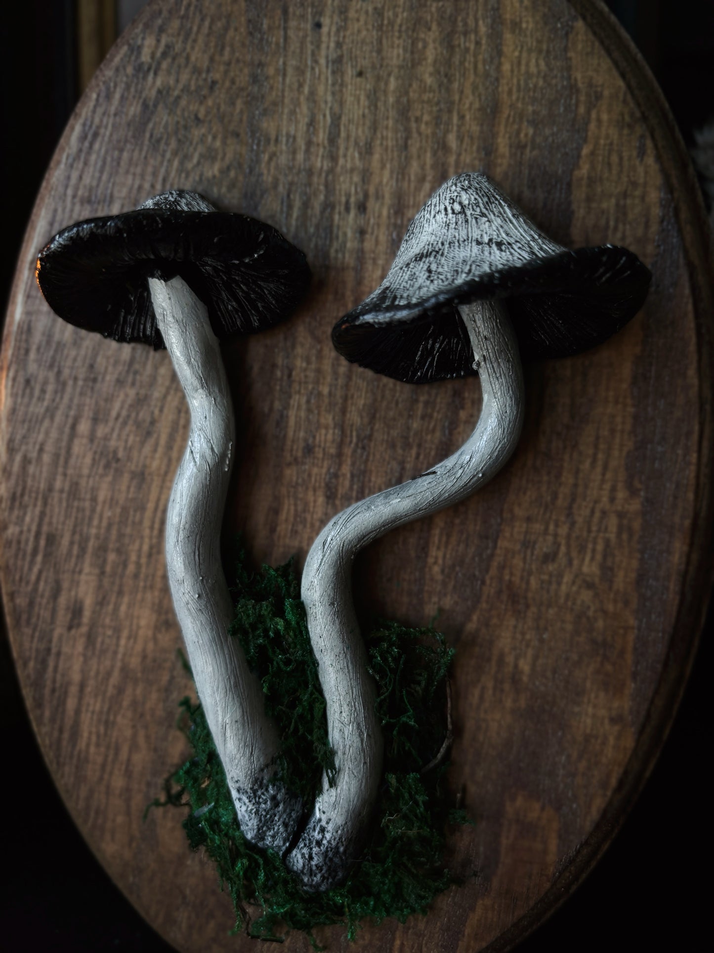 Shaggy Ink Cap - Polymer Clay Mushroom (21,5x14cm)