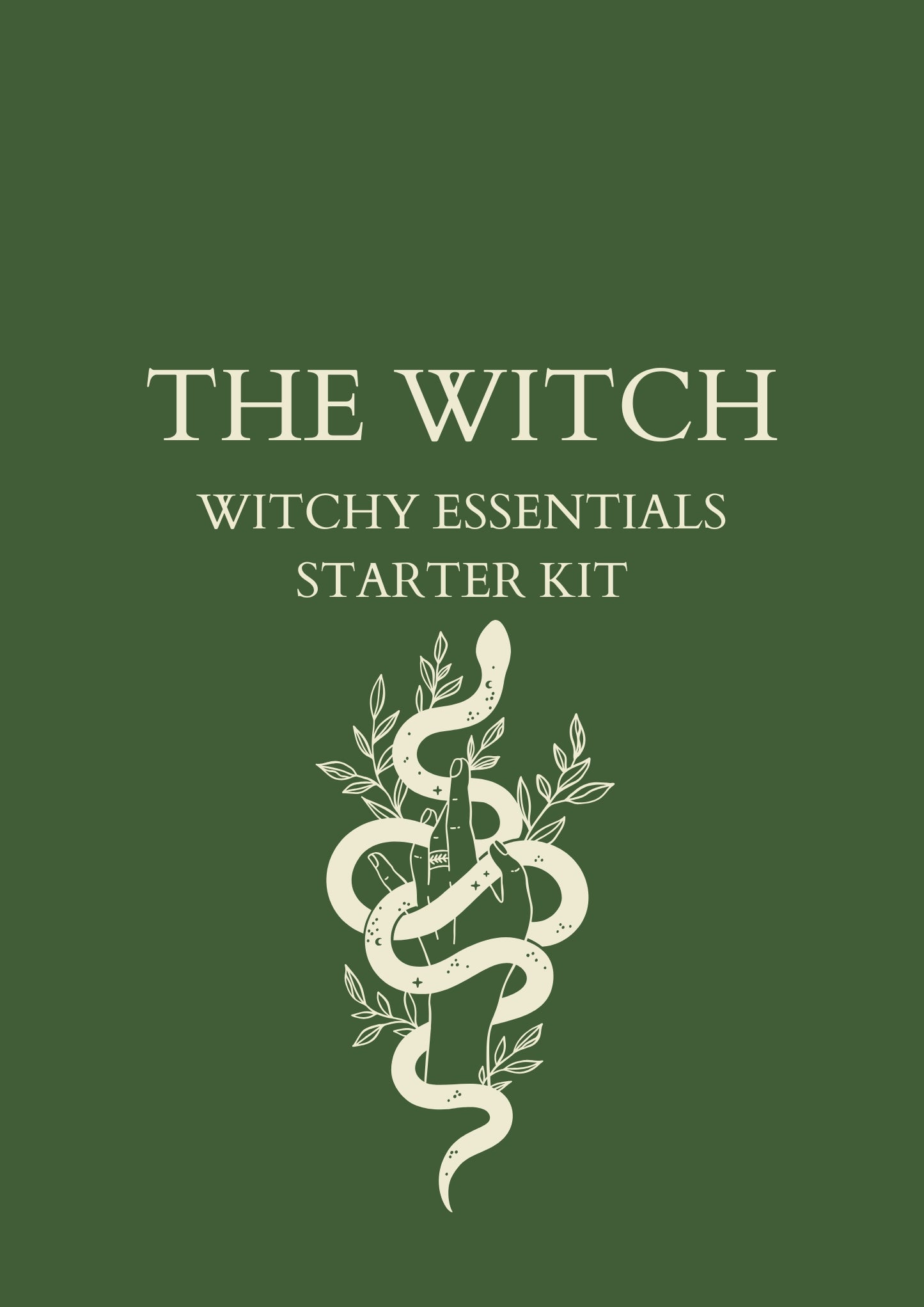 THE WITCH STARTER KIT – Complete Witchcraft Ritual Kit