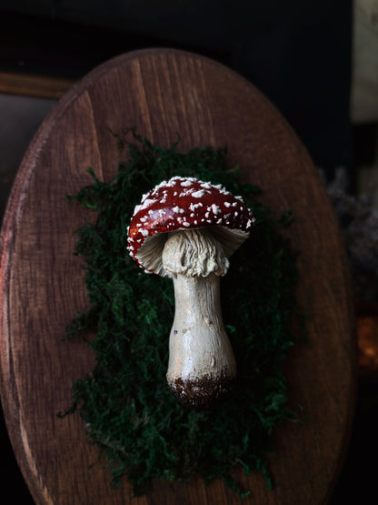Fly Agaric - Polymer Clay Mushroom (21,5x14cm)
