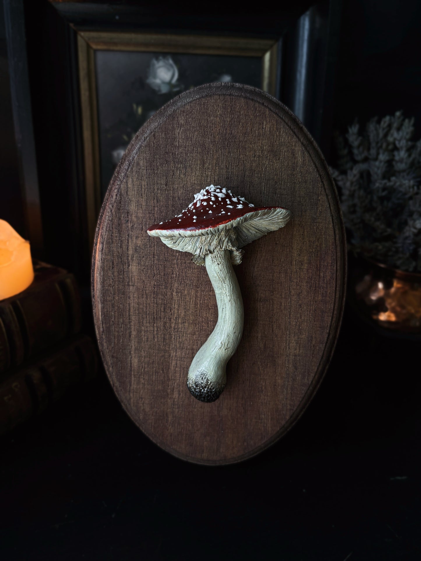 Fly Agaric - Polymer Clay Mushroom (21,5x14cm)