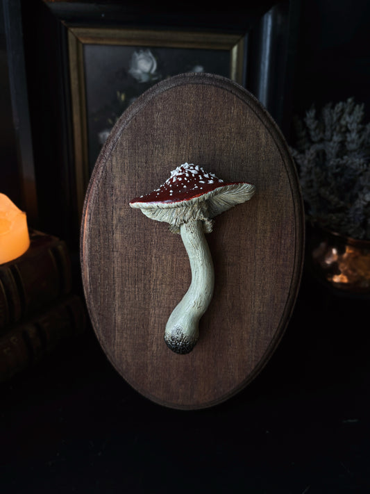 Fly Agaric - Polymer Clay Mushroom (21,5x14cm)