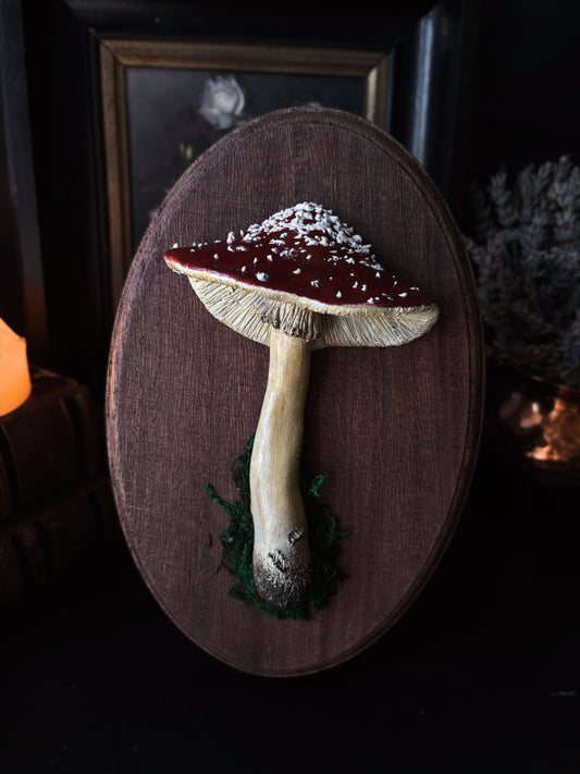 Fly Agaric - Polymer Clay Mushroom (21,5x14cm)