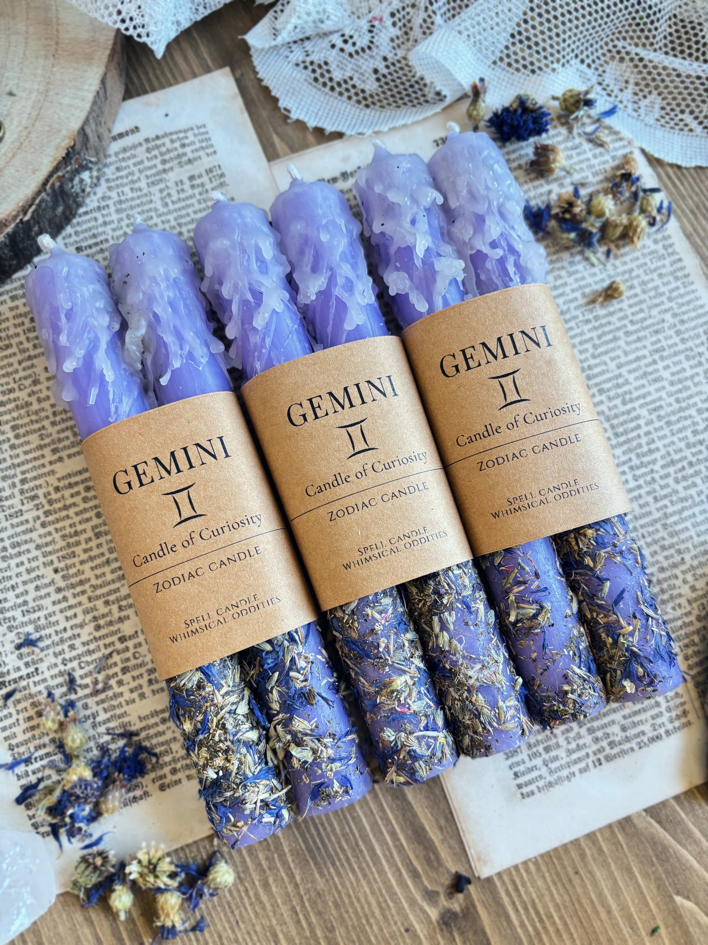 Gemini | May 21 – June 20 | Zodiac Candle