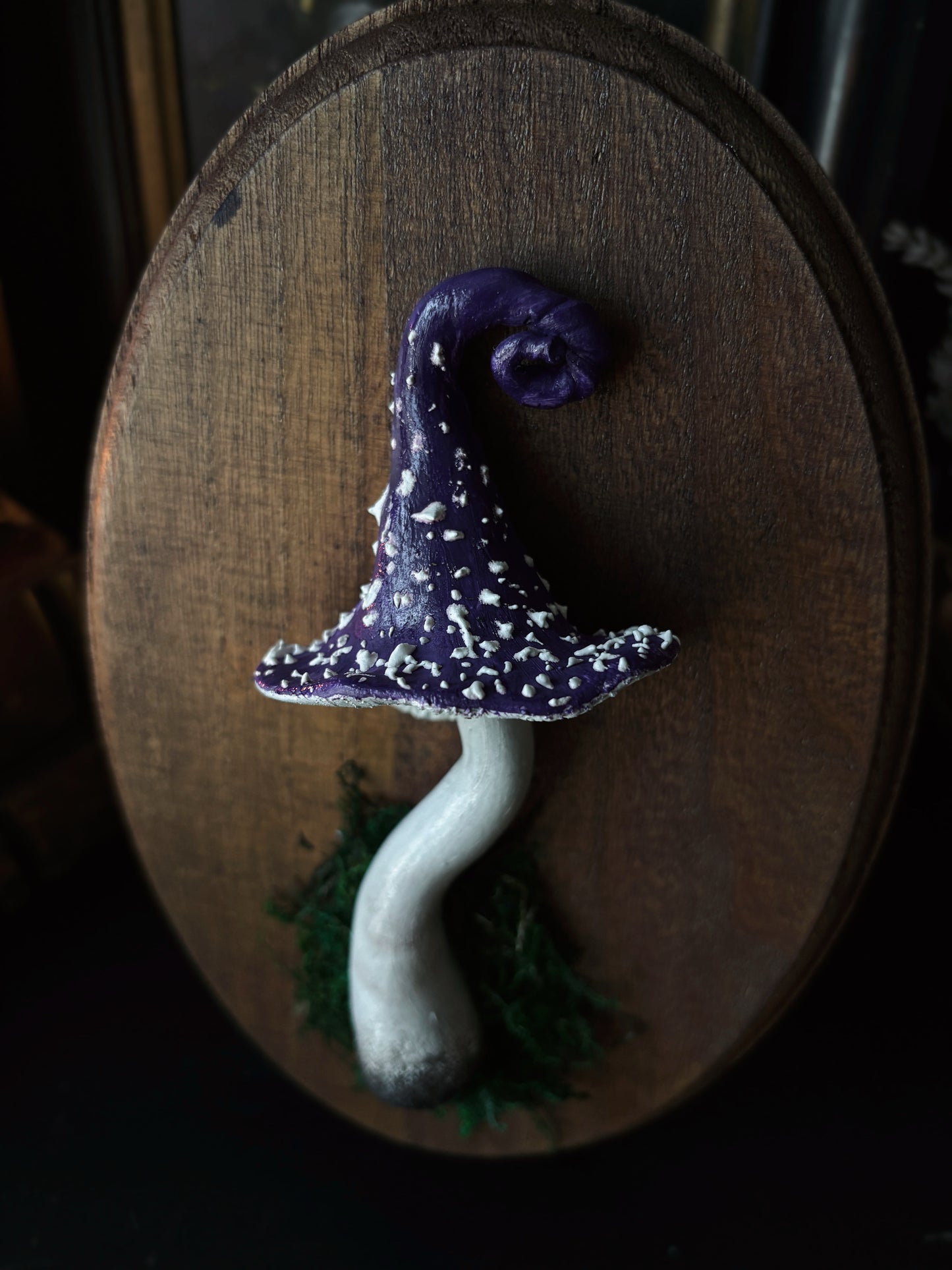 Witch’s Cap - Polymer Clay Mushroom (21,5x14cm)