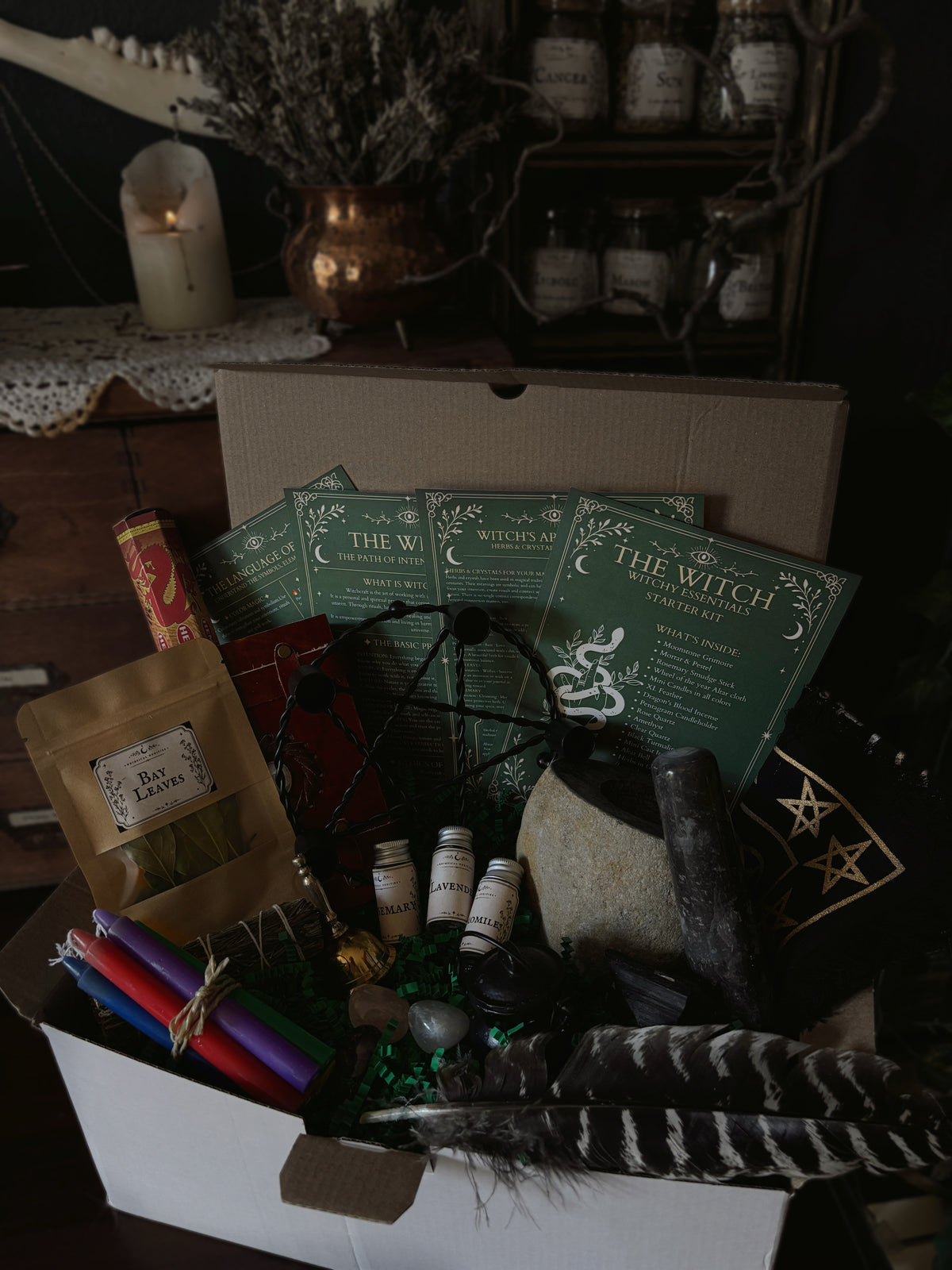 THE WITCH STARTER KIT – Complete Witchcraft Ritual Kit