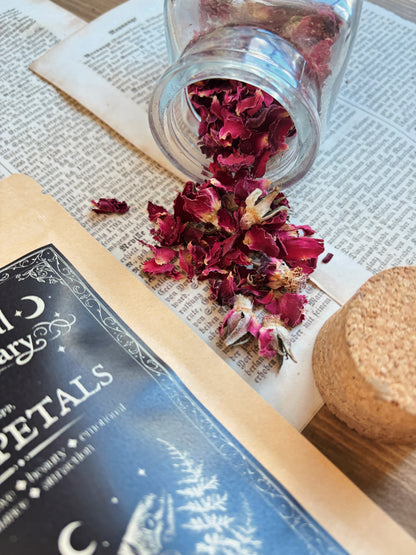 ROSE PETALS ✦ dried flowers (15g)