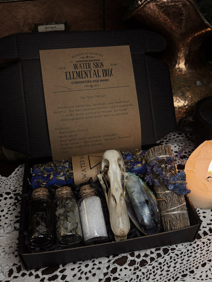 Water Sign - Elemental boxes (Cancer, Scorpio, Pisces)
