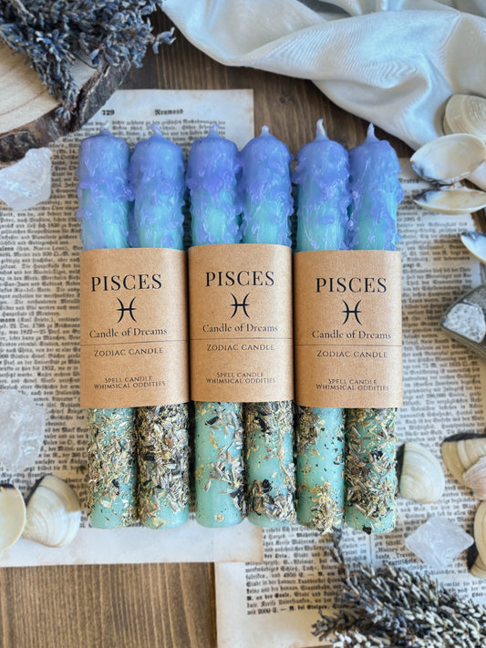 Pisces | February 19 – March 20 | Zodiac Candle