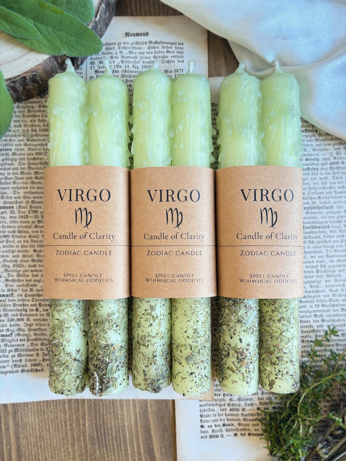 Virgo | August 23 – September 22 | Zodiac Candle