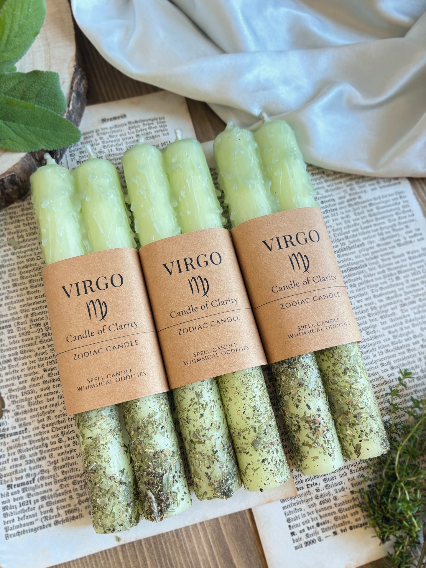 Virgo | August 23 – September 22 | Zodiac Candle