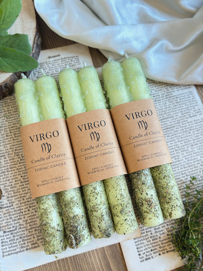 Virgo | August 23 – September 22 | Zodiac Candle