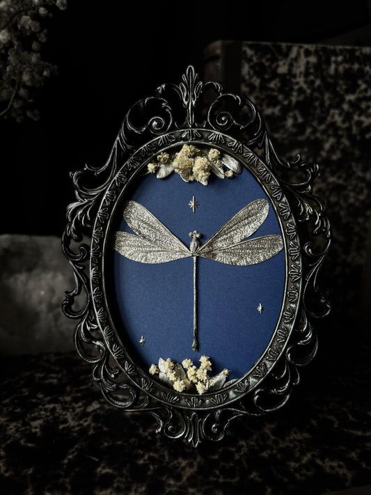 Dragonfly (Vintage brass frame)