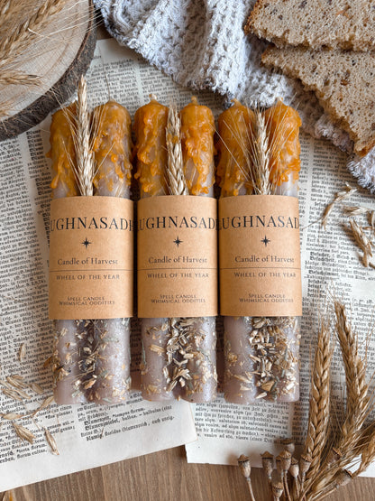 Lughnasadh | August 1 | First Harvest Festival | Ritual Candles (2pcs)