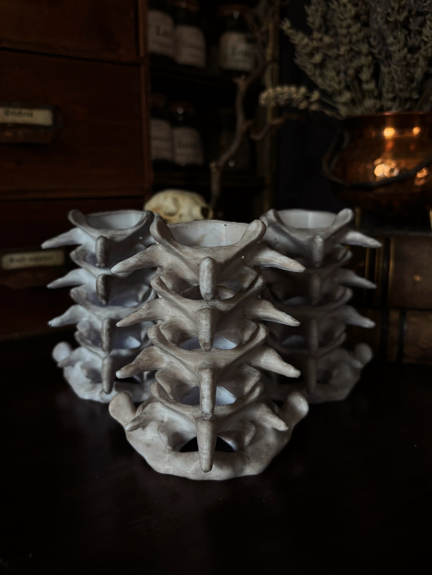 Spine Tealight Holder 🦴 (15cm)
