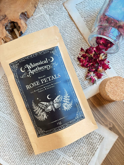 ROSE PETALS ✦ dried flowers (15g)