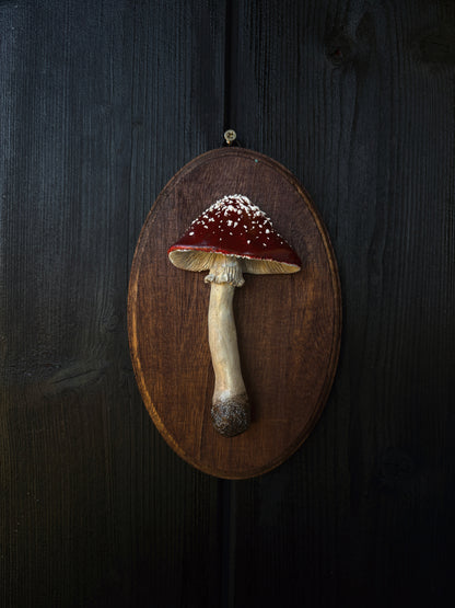 Fly Agaric - Polymer Clay Mushroom (21,5x14cm)