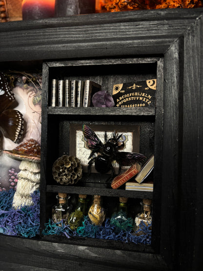 🍄 Forbidden Forest – Miniature Witch’s Cabinet (18x13cm)