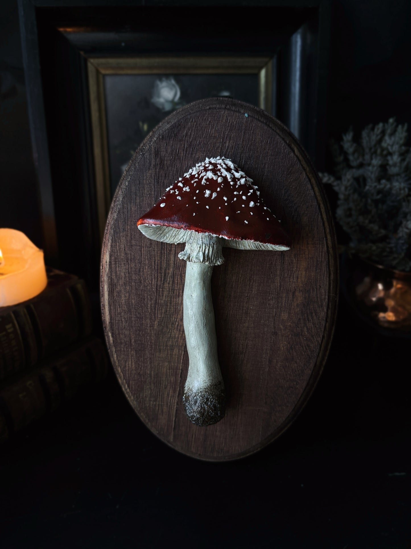 Fly Agaric - Polymer Clay Mushroom (21,5x14cm)
