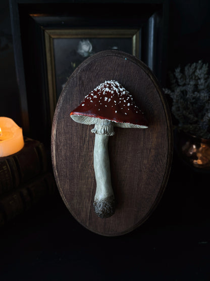 Fly Agaric - Polymer Clay Mushroom (21,5x14cm)