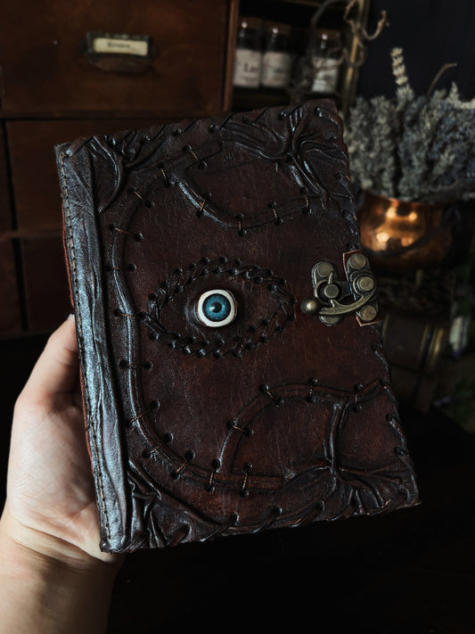 🧿 Evil eye Notebook - 17x12,5 cm (Leather)