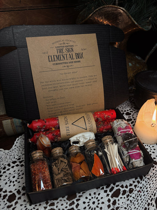 Fire Sign - Elemental boxes (Aries, Leo, Sagittarius)