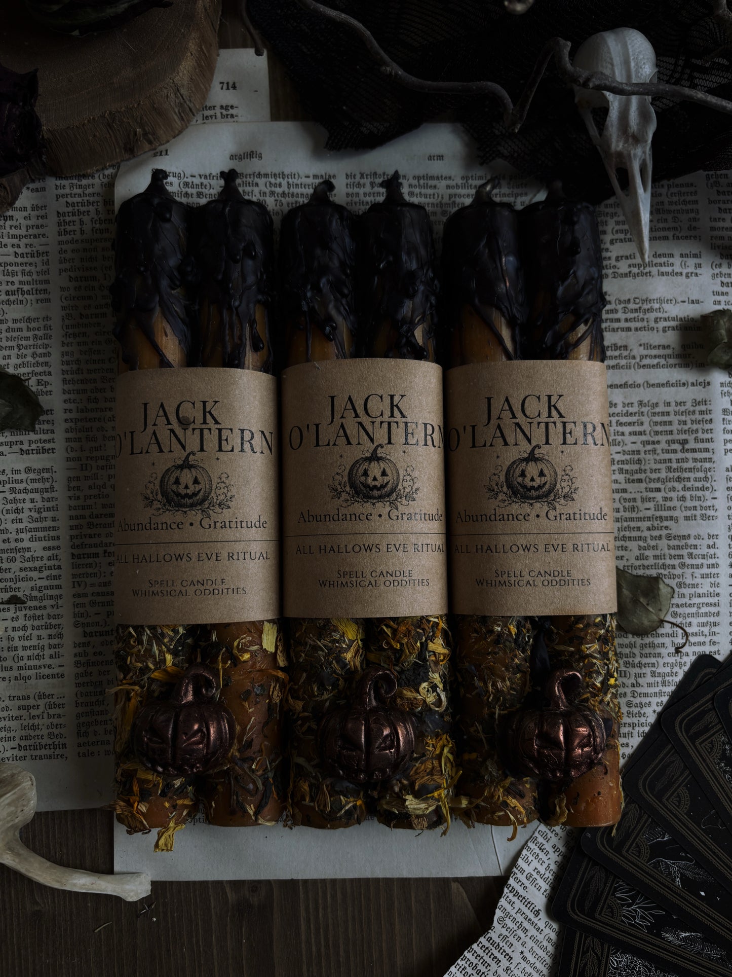 🎃 Jack O’Lantern | Ritual Candle (2pcs)
