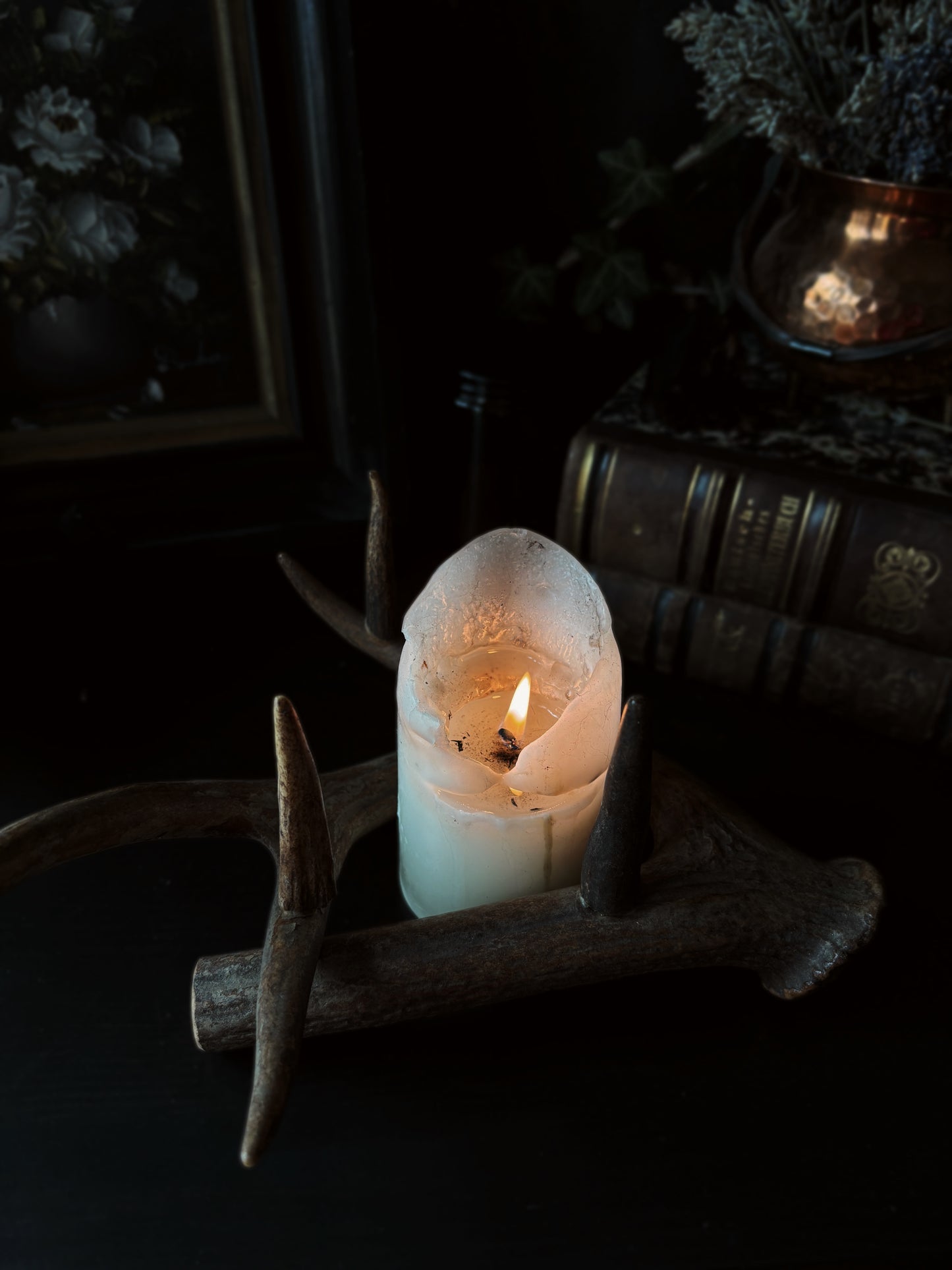 Forest Ritual | Antler Candle Holder