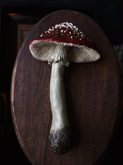 Fly Agaric - Polymer Clay Mushroom (21,5x14cm)