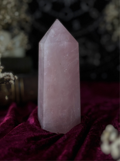 Rose Quartz Tower 15cm