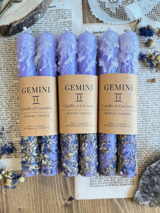 Gemini | May 21 – June 20 | Zodiac Candle