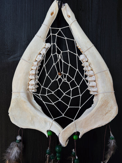 Forest Dreamer - Deer Jaw Dreamcatcher big