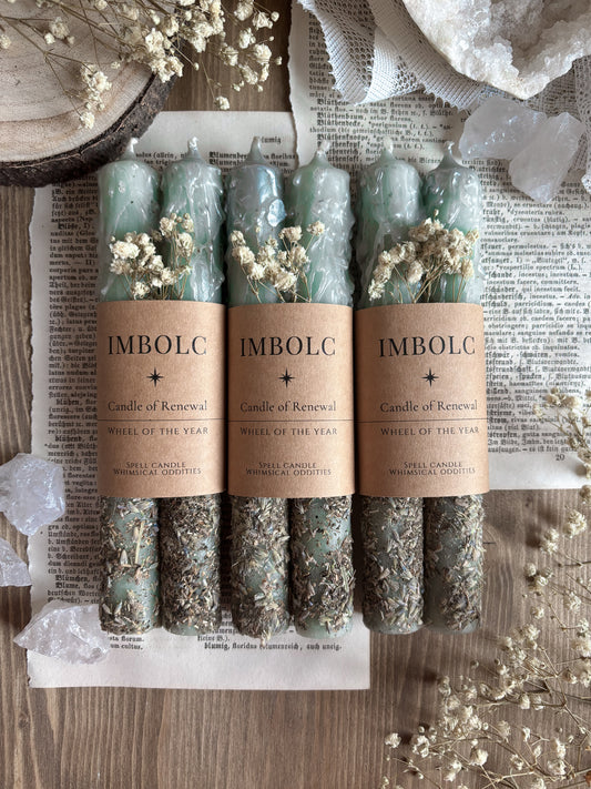 Imbolc | February 1 | Festival of Light | Ritual Candles (2pcs)