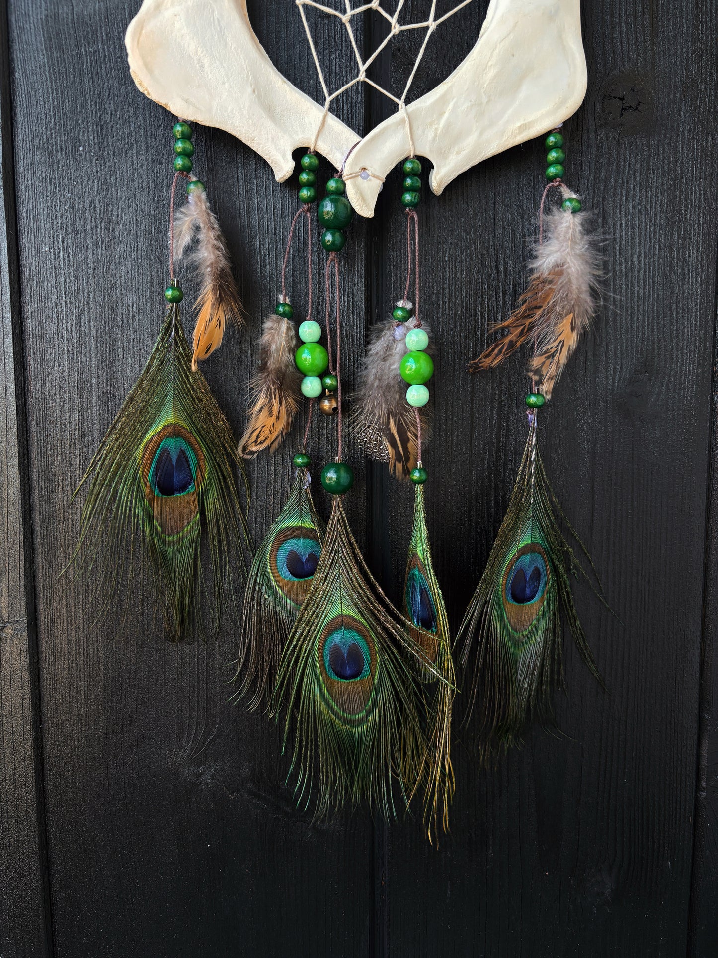 Forest Dreamer - Deer Jaw Dreamcatcher big
